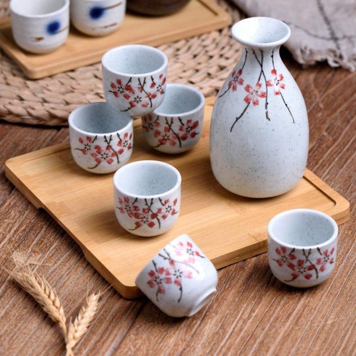 Shop 0 Sakura Sake Set Mademoiselle Home Decor