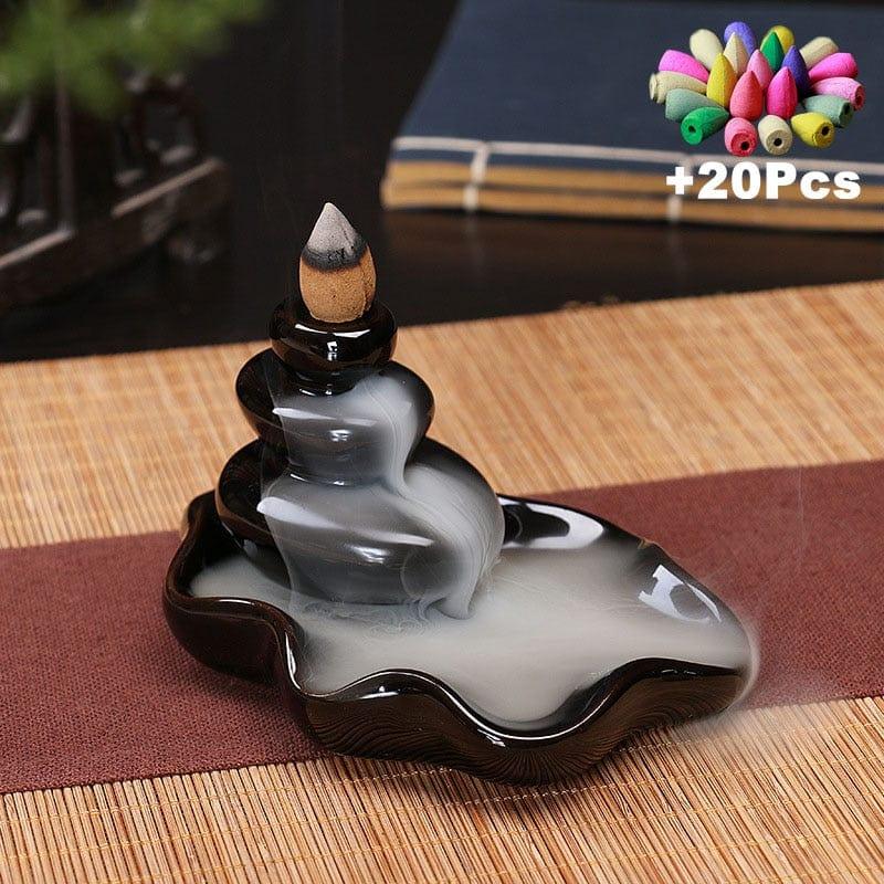 Shop 0 7 with 20cones San Incense Burner Mademoiselle Home Decor