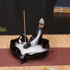 Shop 0 Free 20cones Creative Home Decor Backflow Stick Incense Burner Ceramic Censer Home Decoration Use In Home Teahouse Mademoiselle Home Decor