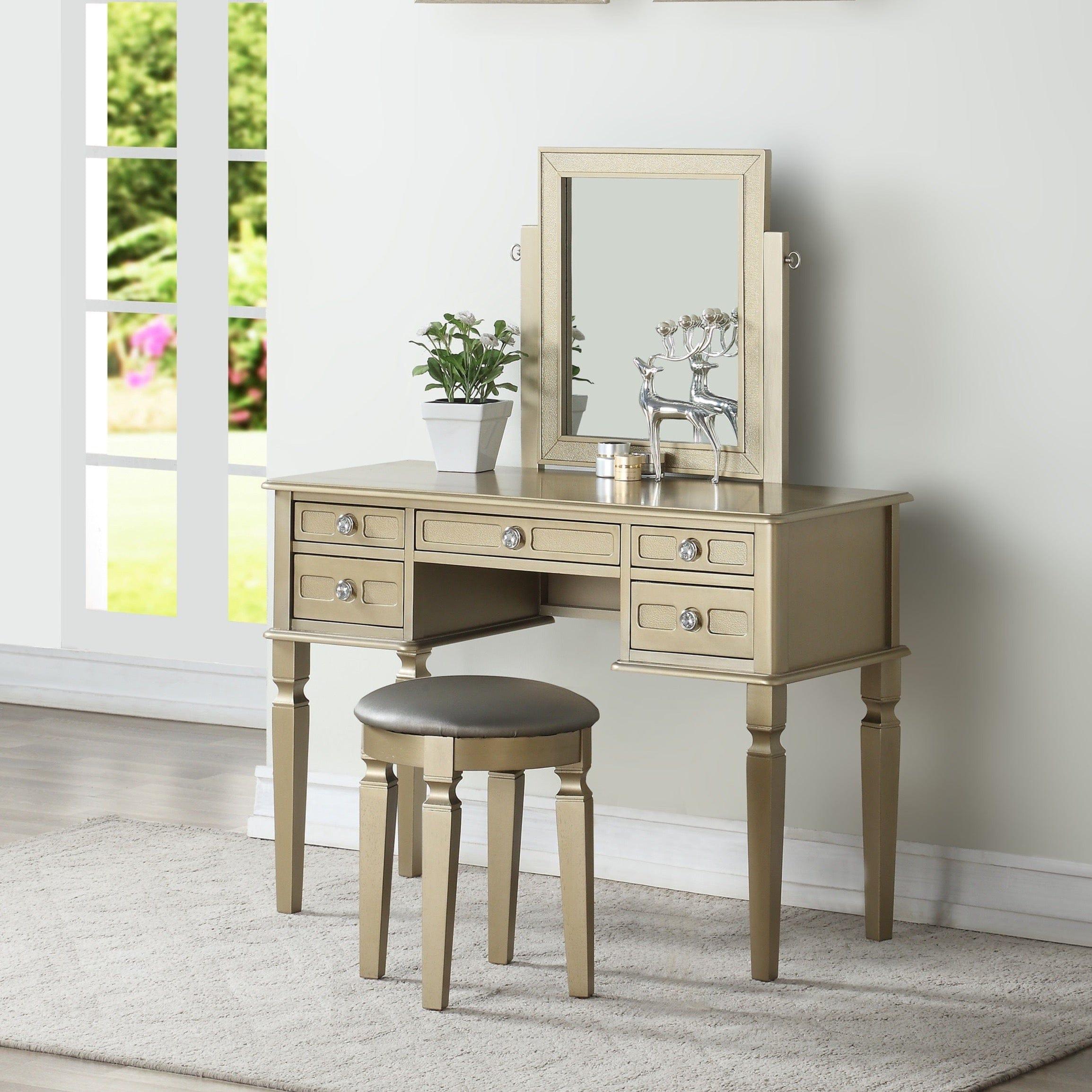 Shop Sanderia Makeup Table Mademoiselle Home Decor