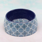 Shop 200003781 Dark blue Santorini Pet Bowl Mademoiselle Home Decor