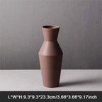 Shop 200001438 Cocoa Santorini Vase Mademoiselle Home Decor