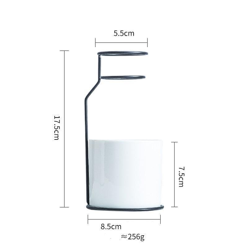 Shop 200001438 Small Sarakiniko Vase Mademoiselle Home Decor