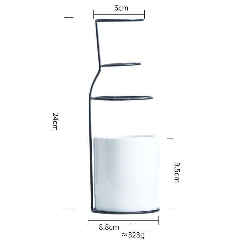 Shop 200001438 Big Sarakiniko Vase Mademoiselle Home Decor