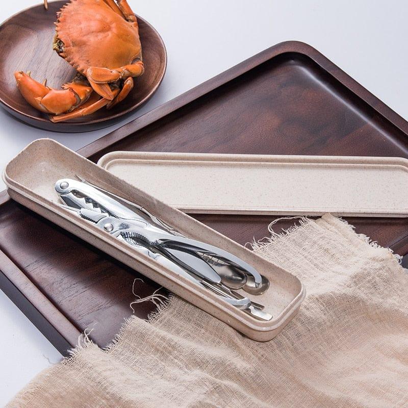 Shop 0 Seafood Tool Sets Crab Crackers Picks Spoons Set Stainless Steel Crab Peel Shrimp Tool Lobster Clamp Pliers Clip Pick Set Mademoiselle Home Decor