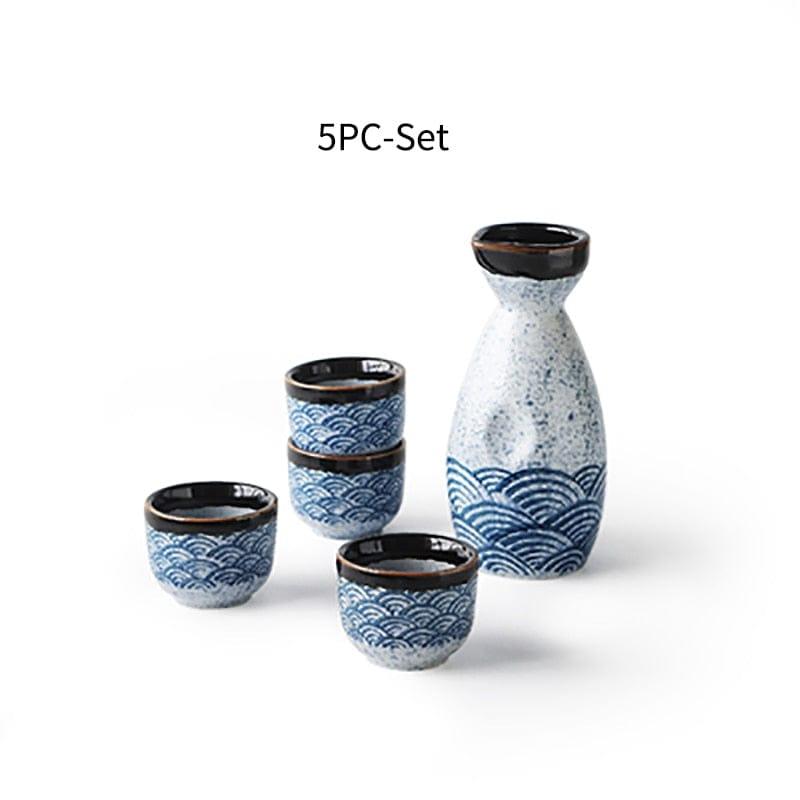 Shop 0 RUX WORKSHOP Japanese Style Sake Wine Warm Chinese Wine Set Home Ceramic Sake Wine Set Lady Valentine's Day Anniversary Gift Mademoiselle Home Decor