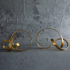 Shop 0 Simple Metal Gold Hollow Out Twist Art Ornament Irregular Living Room Ornament Desk Decoration Nordic Home Decor Accessories Mademoiselle Home Decor
