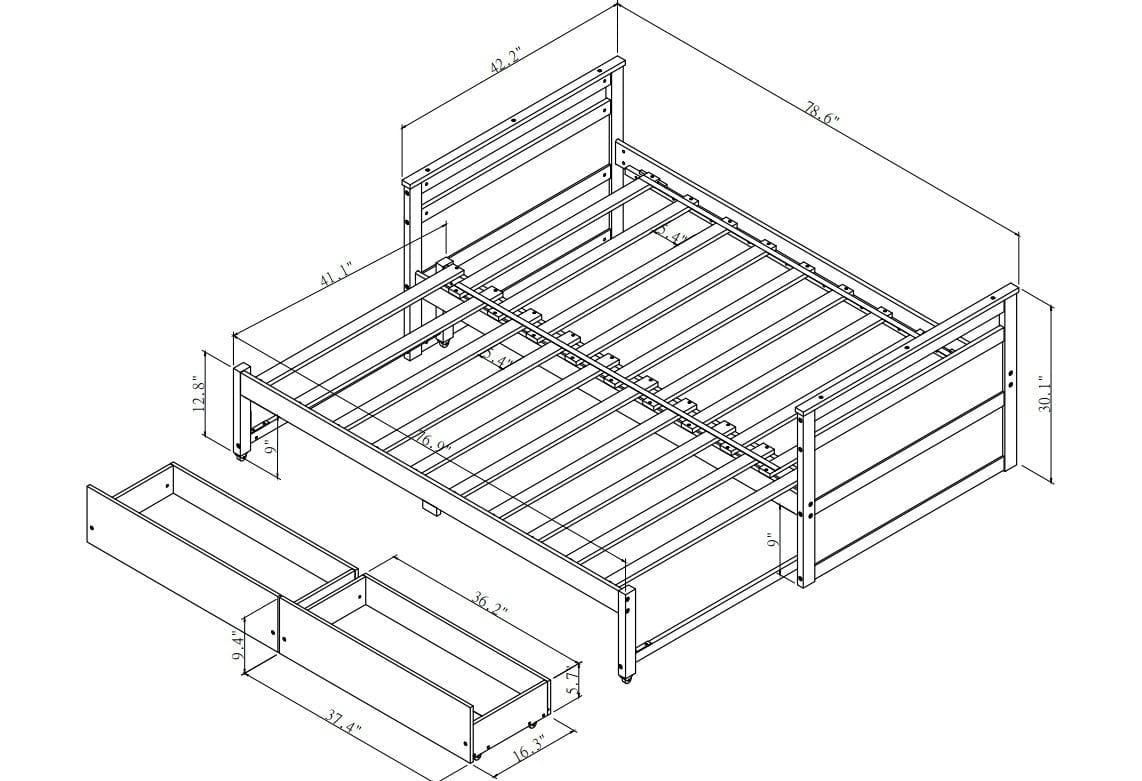 Shop Sicily Bed - Twin Mademoiselle Home Decor