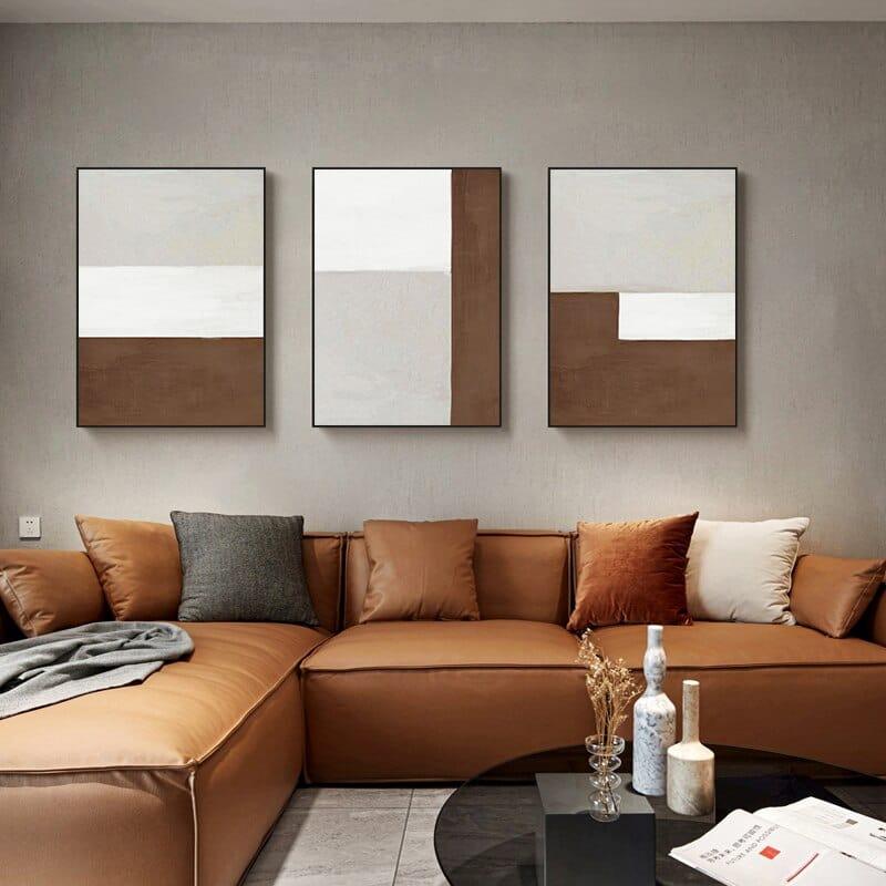 Shop 0 Abstract minimalist colour blocks Canvas Art Paintings for Living Room Bedroom Posters and Prints Modern wabi-sabi Wall Posters Mademoiselle Home Decor