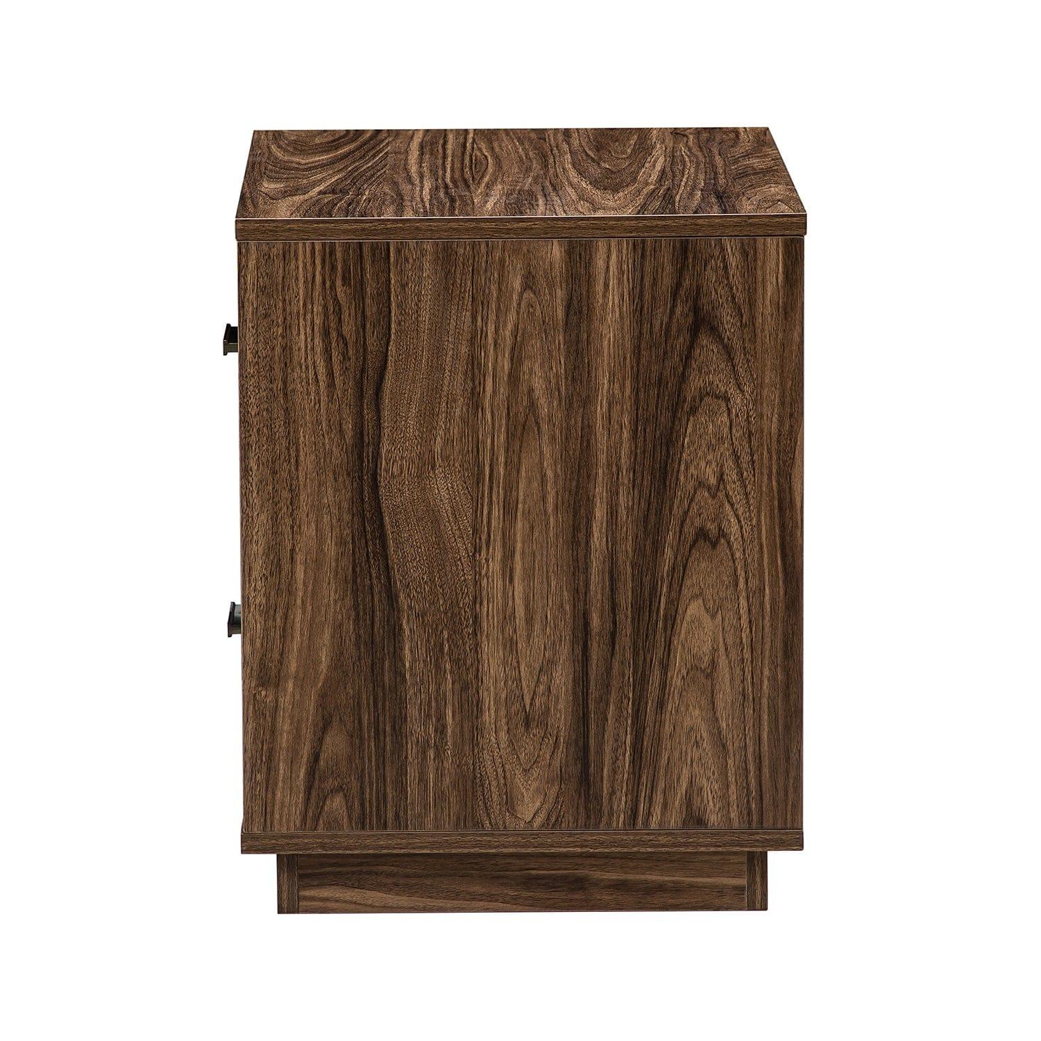 Shop Phthia 2-Drawer End table with Storage Mademoiselle Home Decor