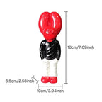 Shop 0 Nordic Balloon Dog Statue Jeff Junior STREET ART Sculpture Home Decoration Animal Doll Sculpture Craft Living Room Ornament Mademoiselle Home Decor