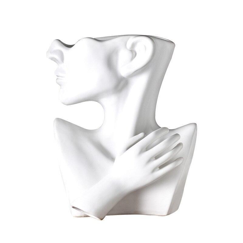 Shop 200001438 White Soho Vase Mademoiselle Home Decor