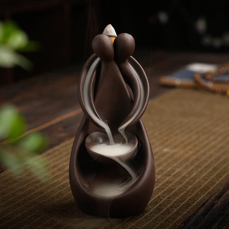 Shop 0 Incense Stick Holder Handmade Ceramic Smoke Incense Burner Fragrance  Backflow Waterfall Censer Creative Sticks for Yoga Meditat Mademoiselle Home Decor