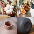 Shop 200001438 Stone Cuba Vases Set (Available with pre made artificial bouquets) Mademoiselle Home Decor