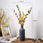 Shop 200001438 Set 1 Stone Cuba Vases Set (Available with pre made artificial bouquets) Mademoiselle Home Decor
