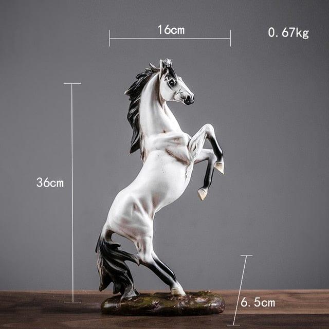 Shop 0 White horse Strive Horse Decor Mademoiselle Home Decor