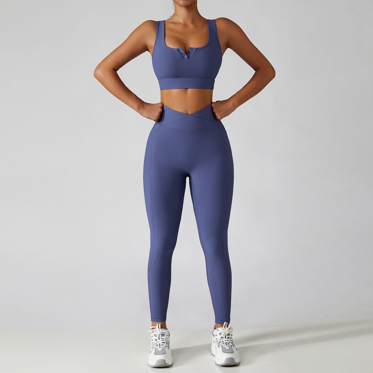 Shop 0 Deep Purple Suit-3 / S / China 2 Pieces Seamless Women Tracksuit  Yoga Set Running Workout Sportswear Gym Clothes Fitness Bra High Waist Leggings Sports Suit Mademoiselle Home Decor