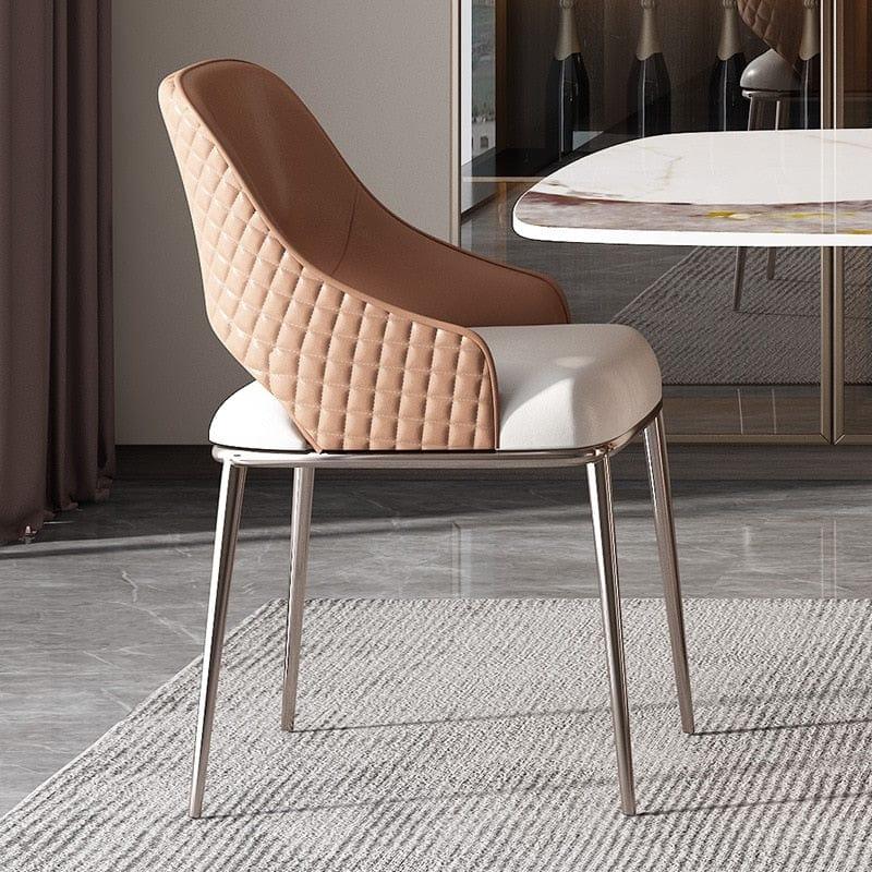 Shop 0 Wuli Minimalist Dining Chair Designer High-end Home Restaurant Italian Light Luxury Dining Chair Dining Table Chair Makeup Stool Mademoiselle Home Decor