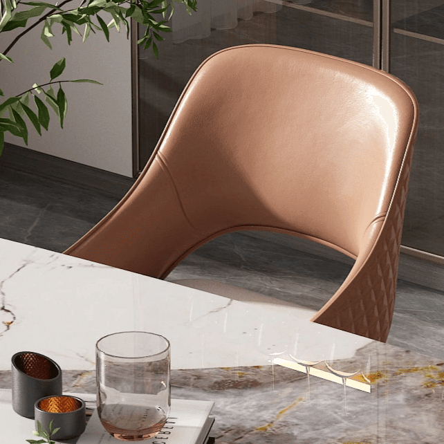 Shop 0 Wuli Minimalist Dining Chair Designer High-end Home Restaurant Italian Light Luxury Dining Chair Dining Table Chair Makeup Stool Mademoiselle Home Decor