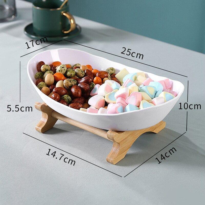 Shop 0 G 1 layer White Living Room Home 1/2/3 Tiers Plastic Fruit Plate Snack Plate Creative Modern Dried Fruit Fruit Basket Plastic Dish Candy Dish Mademoiselle Home Decor