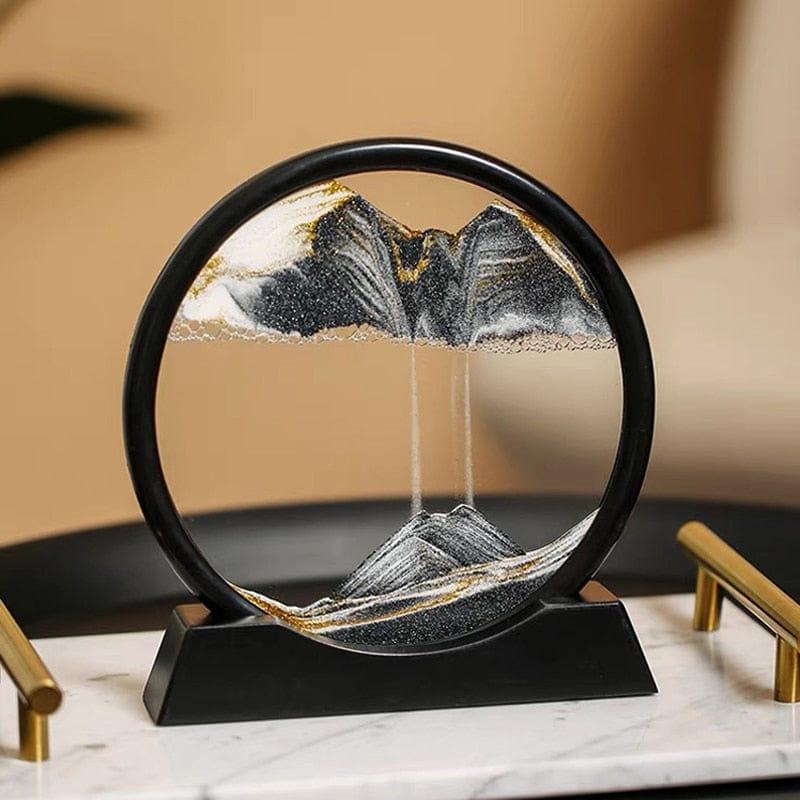 Shop 0 Creative 3D Quicksand Art Decoration Deep Sea Sandscape Hourglass Mobile Sand Painting Living Room Decoration Home Docer Gift Mademoiselle Home Decor