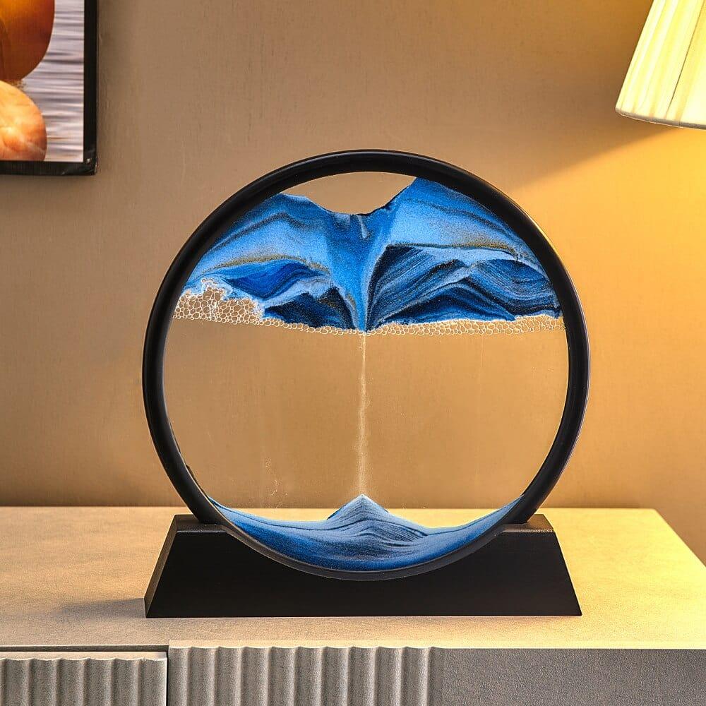 Shop 0 Creative 3D Quicksand Art Decoration Deep Sea Sandscape Hourglass Mobile Sand Painting Living Room Decoration Home Docer Gift Mademoiselle Home Decor