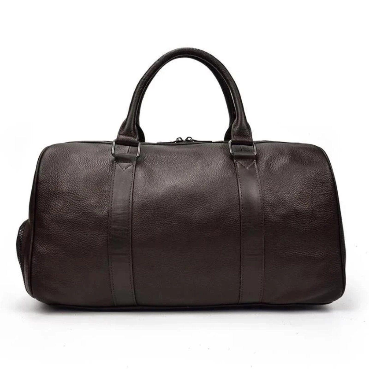 Shop brown The Santorini Duffel Bag Mademoiselle Home Decor