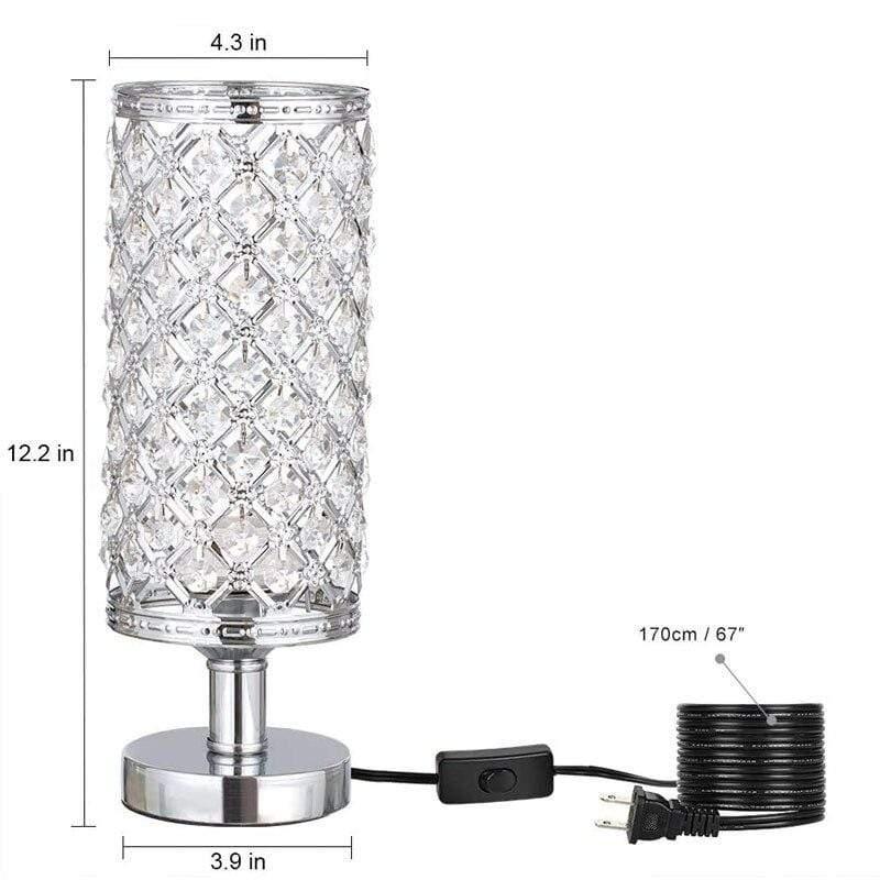 Shop 0 Silver / US Plug 110V Thea Lamp Mademoiselle Home Decor