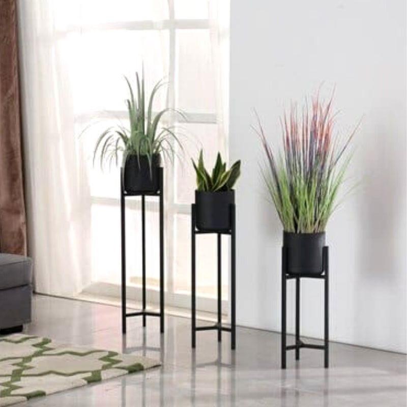 Shop 0 black three piece Tiana Plant Stand Mademoiselle Home Decor