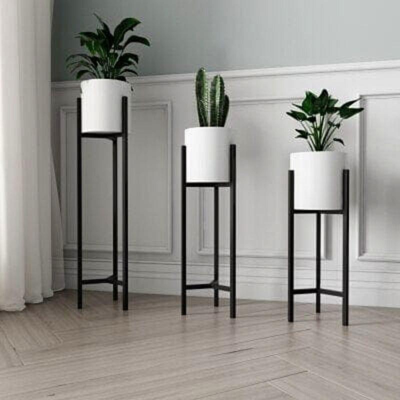 Shop 0 white three piece Tiana Plant Stand Mademoiselle Home Decor