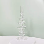 Shop 0 Vintage Clear Creative Morocco Candlestick Glass Decorative Candlestick Holder Window Display Home Decoration accessories Wedding Table Mademoiselle Home Decor