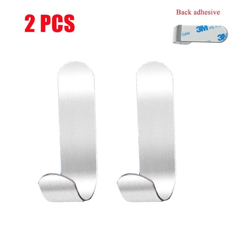 Shop 0 Silver - 2 PCS Tomo Wall Hook Mademoiselle Home Decor