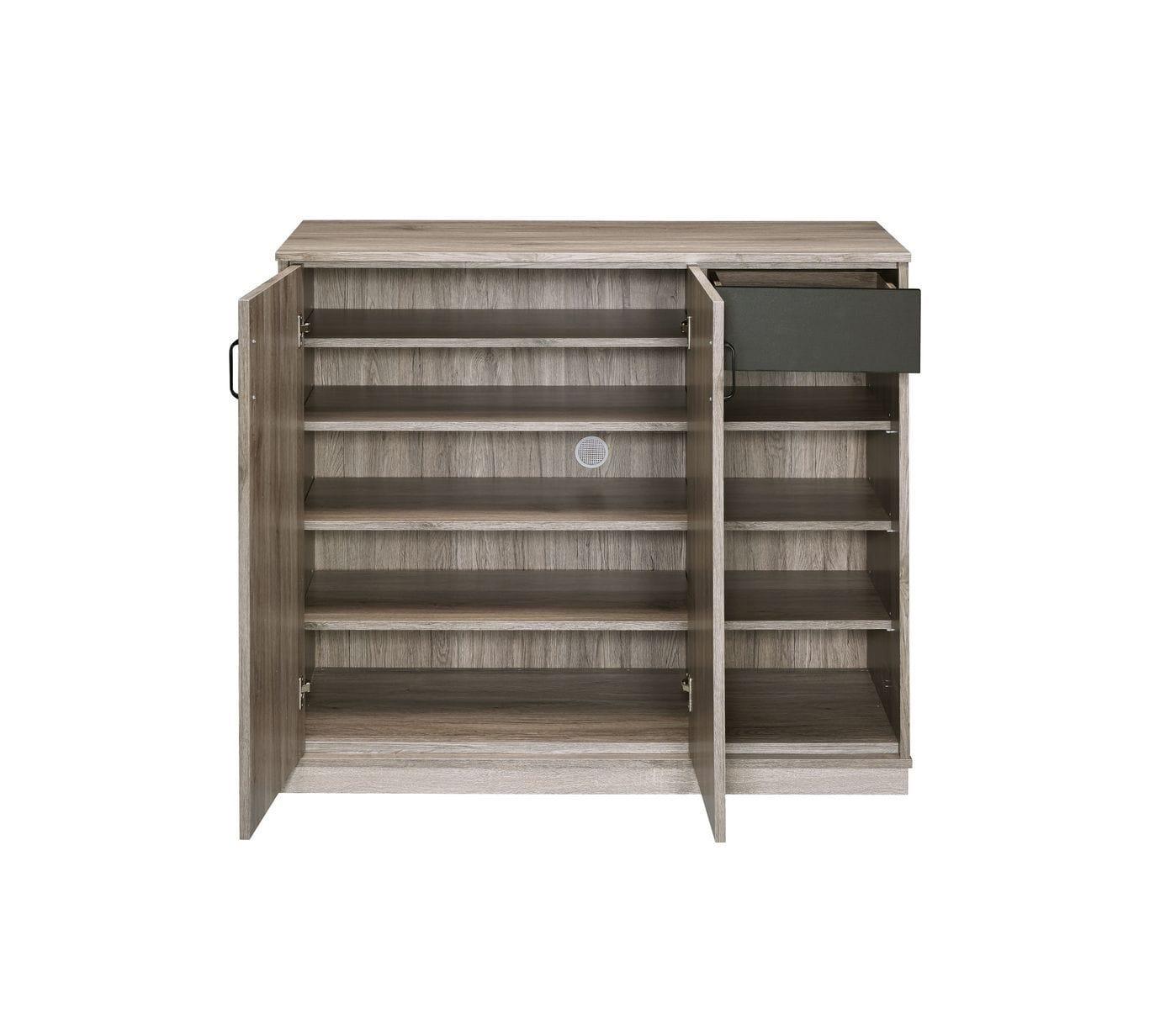 Shop ACME Toski Cabinet, Rustic Gray Oak 97775 Mademoiselle Home Decor