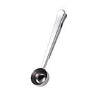 Shop 0 Silver Two-in-one 15ML Stainless Steel Sealed Clip Coffee Spoon Kitchen Tool Baking Scale Spoon Seasoning Spoon Milk Powder Spoon Mademoiselle Home Decor