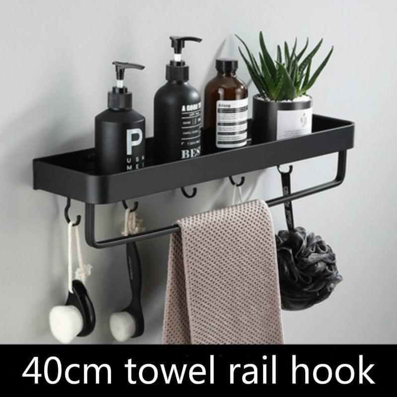 Shop 0 40cm towel rail hook Tusaud Bathroom Storage Shelf Mademoiselle Home Decor