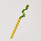 Shop 0 1pc twsit straw Floriddle Artistry Glass Straws Twist Reusable Straws Heat Resistant Glass Straw Drinking Milk Tea Long Stem Glass Staw Mademoiselle Home Decor
