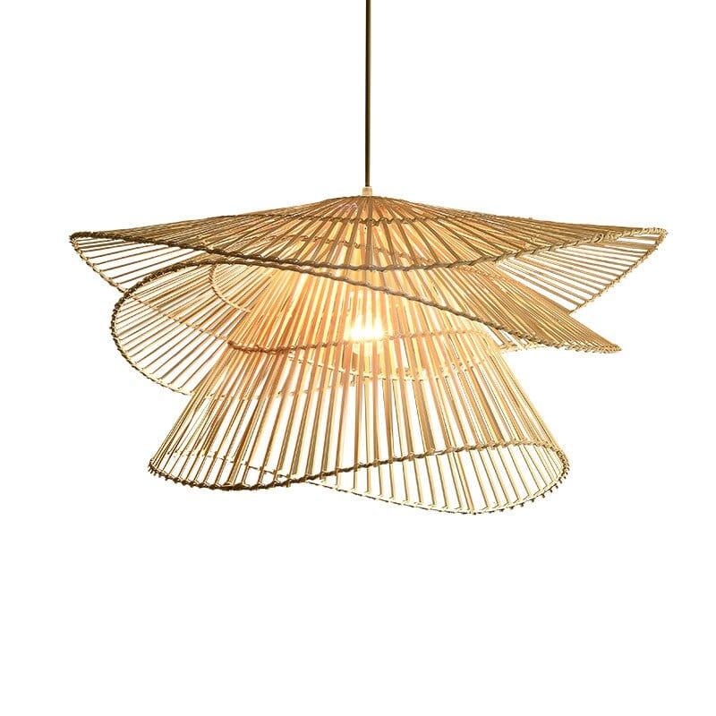 Shop 0 Hand Knitted Bamboo Woven Chandelier Vintage Style Living Room Dining Room Bedroom Study Ceiling Bamboo Led Hanging Lamps Mademoiselle Home Decor