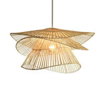 Shop 0 Hand Knitted Bamboo Woven Chandelier Vintage Style Living Room Dining Room Bedroom Study Ceiling Bamboo Led Hanging Lamps Mademoiselle Home Decor