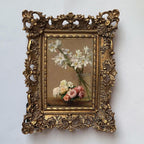 Shop 0 European Style Photo Frame Embossed Floral Tabletop Hanging Picture Holder Mademoiselle Home Decor