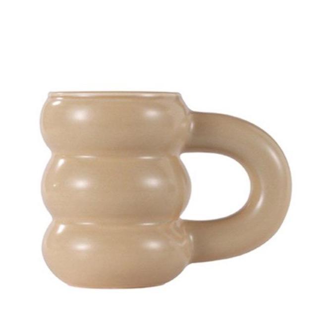 Shop 100003290 Milk tea Victoria Mug Mademoiselle Home Decor