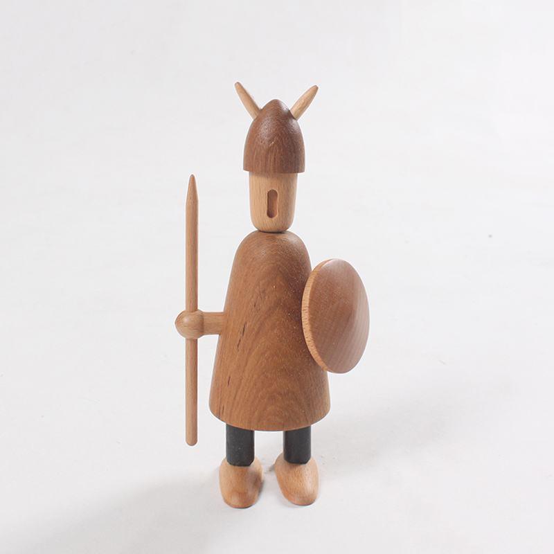 Shop 0 small A / China Original Wood Carving Vikings Home Decoration as for Creative Christmas Birthday Gift to Decor Interior Living Room  Figurines Mademoiselle Home Decor