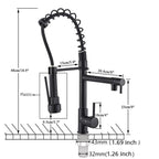 Shop 0 Uythner Brass Kitchen Faucet Vessel Sink Mixer Tap Spring Dual Swivel Spouts Hot and Cold Water Mixer Taps Bathroom Faucets Mademoiselle Home Decor