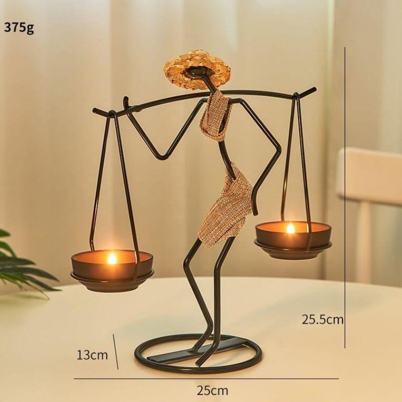 Shop 0 A-height 25.5cm Vittoria Candle Holder Mademoiselle Home Decor