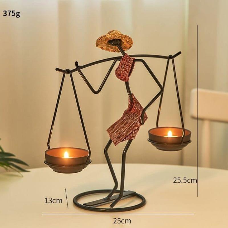 Shop 0 B-height 25.5cm Vittoria Candle Holder Mademoiselle Home Decor