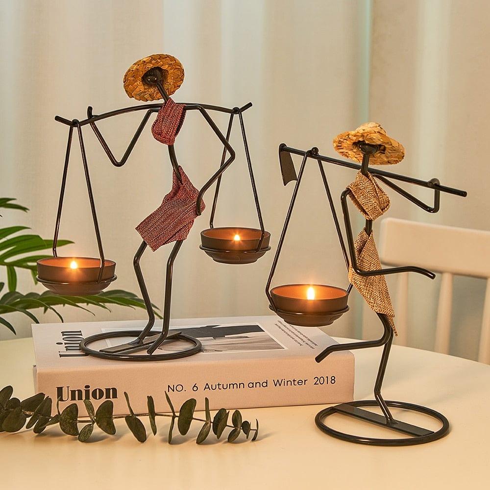 Shop 0 Candle Holder Vintage Maiden Moroccan Lamp Wrought Iron Candlestick Nordic Home Decor Table Centerpiece Wedding Decoration Gift Mademoiselle Home Decor