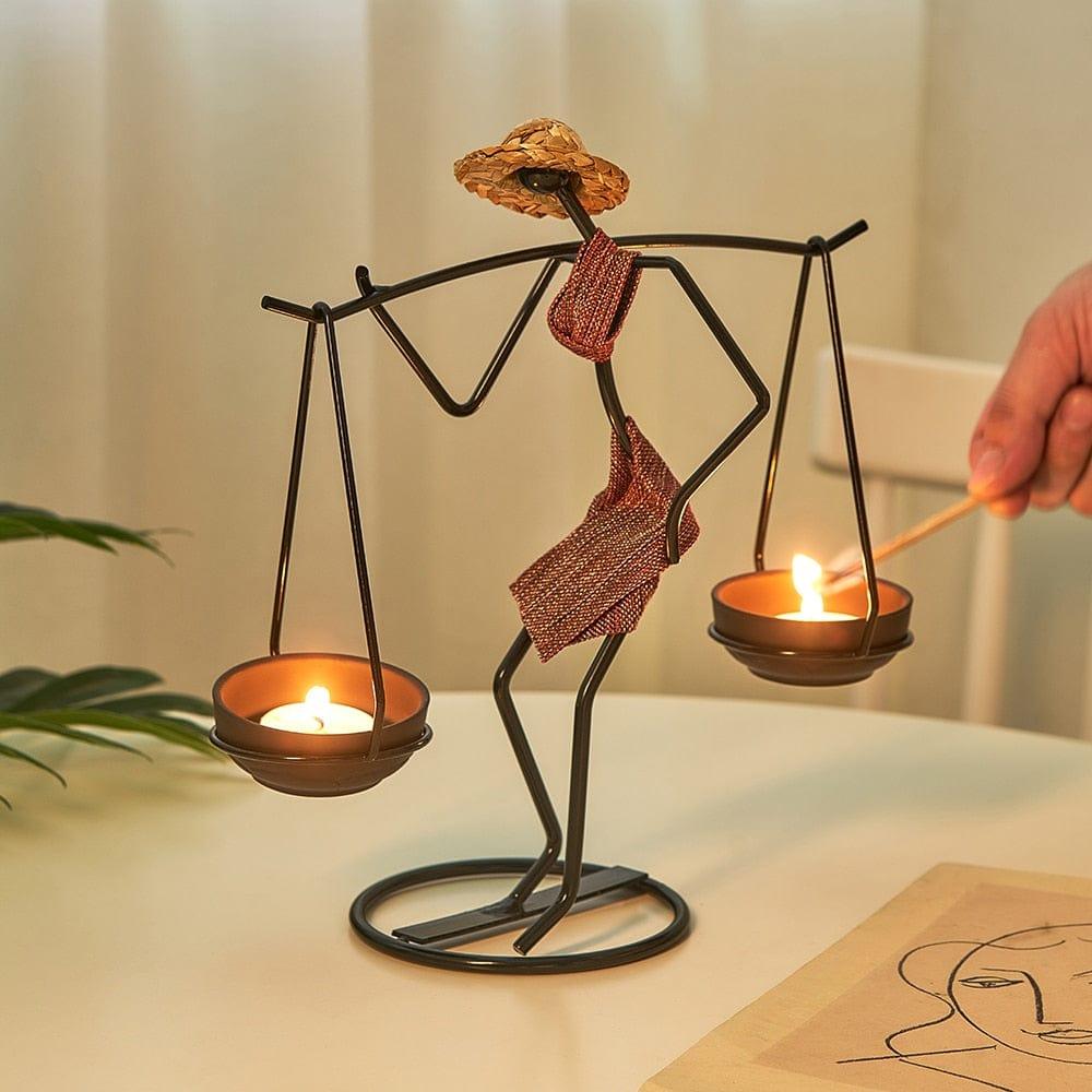 Shop 0 Candle Holder Vintage Maiden Moroccan Lamp Wrought Iron Candlestick Nordic Home Decor Table Centerpiece Wedding Decoration Gift Mademoiselle Home Decor