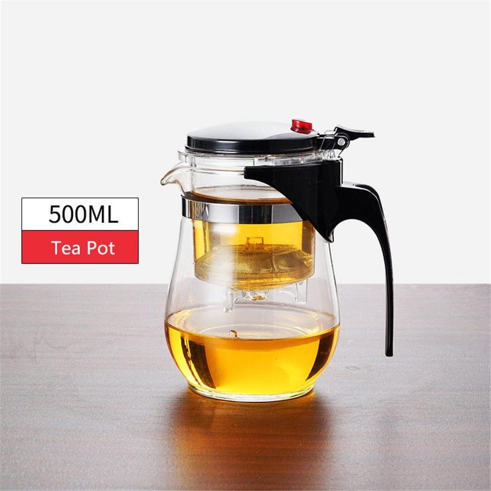 Shop 0 500ML Tea Pot Viva Heat Resistant Tea Infuser Mademoiselle Home Decor