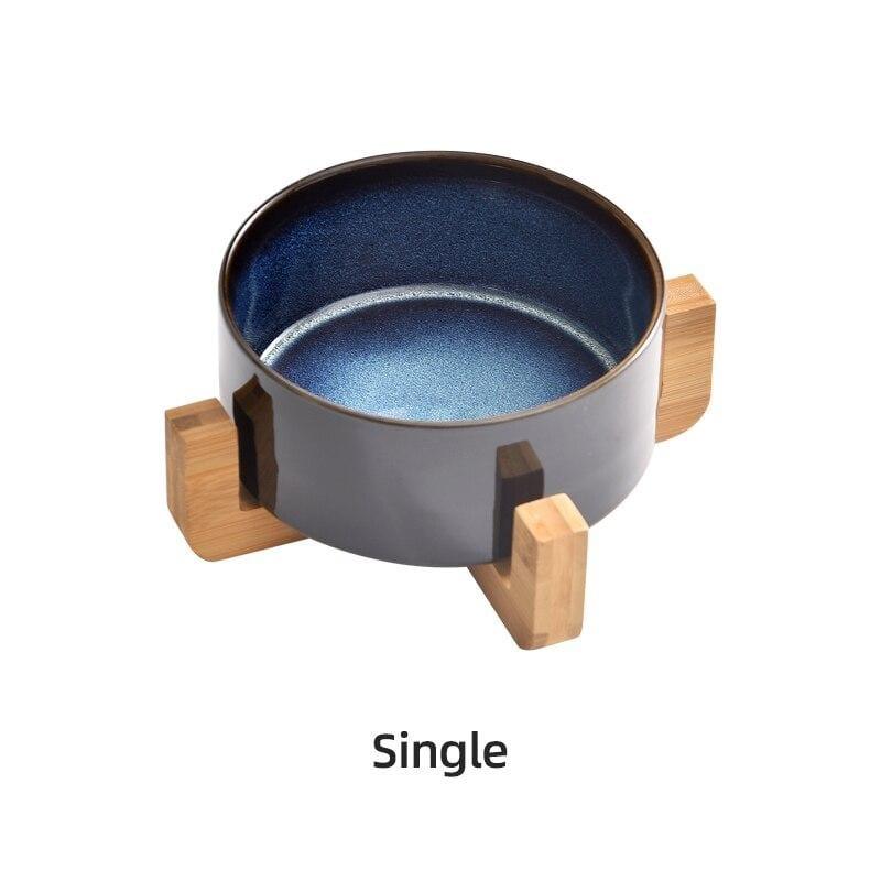 Shop 200003694 bowl with stand / 400ML Small Cat Wamaka Pet Bowl Mademoiselle Home Decor