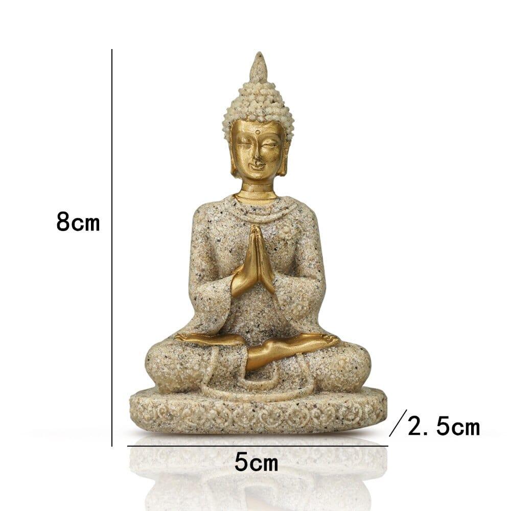 Shop 0 New Resin Crafts Sitting Buddha Sculpture Buddha Sandstone Decorations Statues Zen Esoteric Ornaments Living Room Decoration Mademoiselle Home Decor