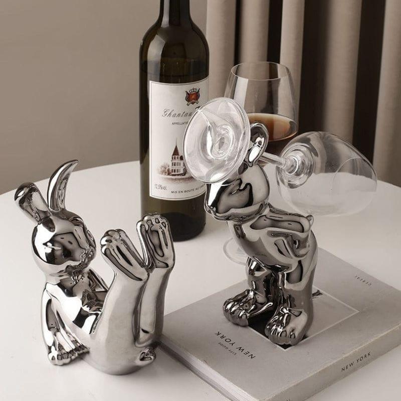 Shop 0 Yunque Rabbit Wine Holder & Decor Mademoiselle Home Decor